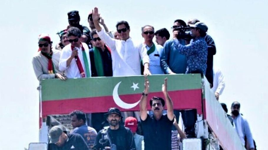 Imran Khan Launches Long March On Islamabad Demanding Early Polls