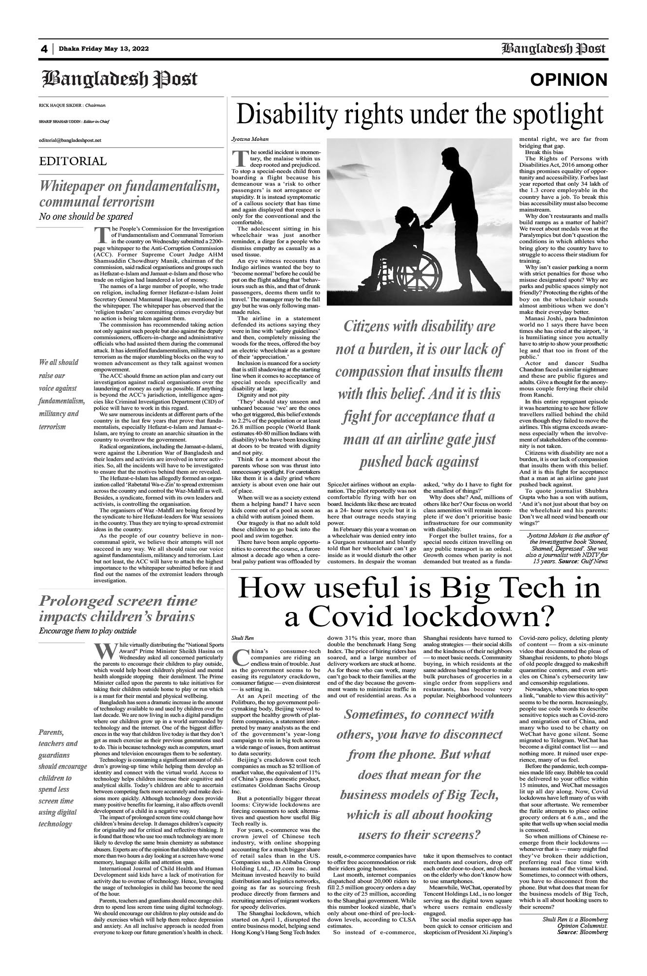 Editorial & Opinion