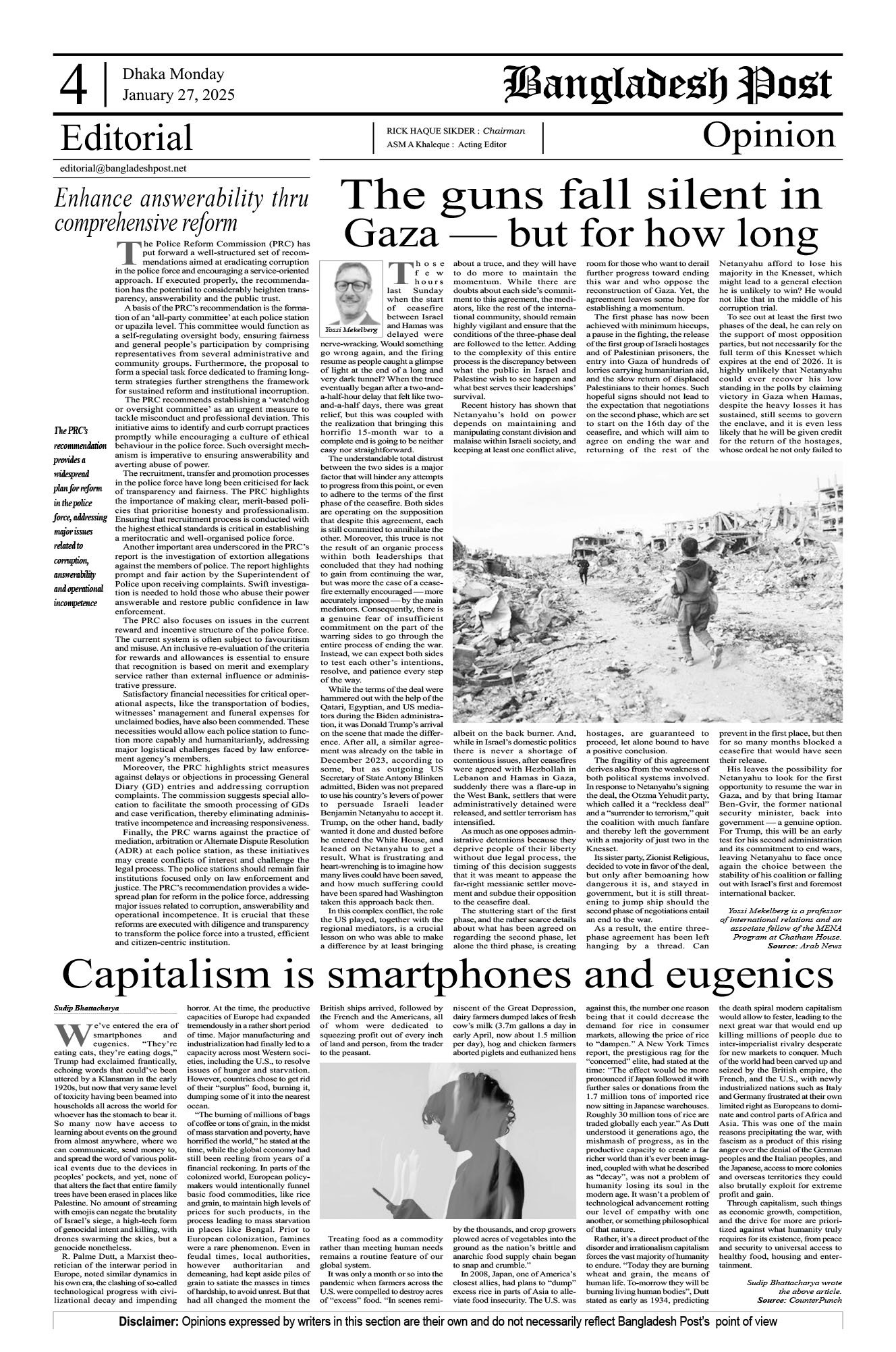 Editorial & Opinion