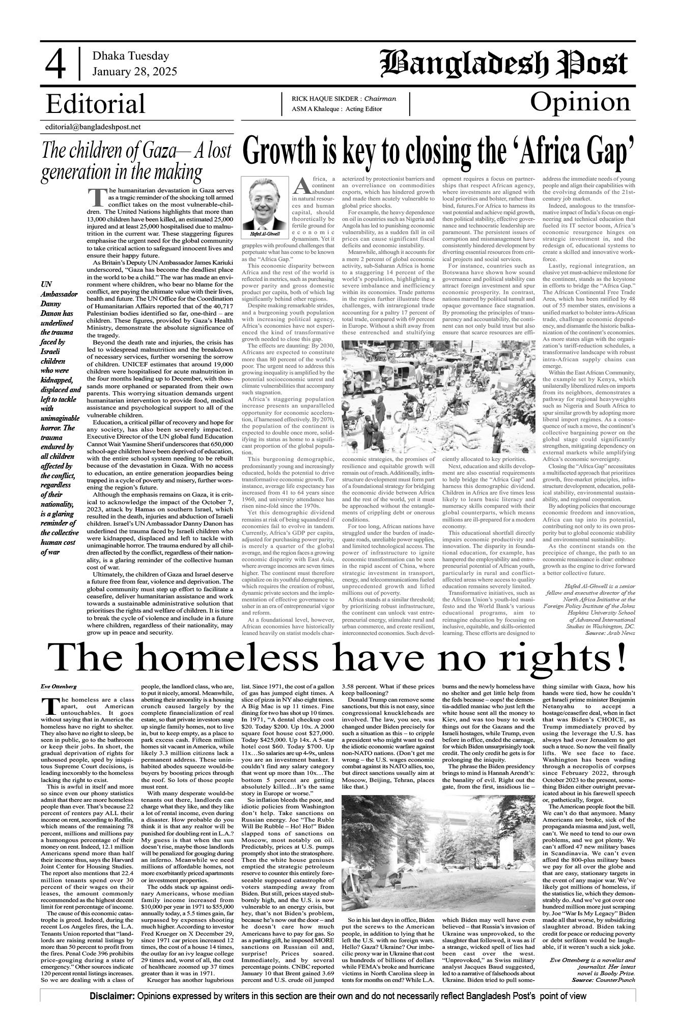 Editorial & Opinion