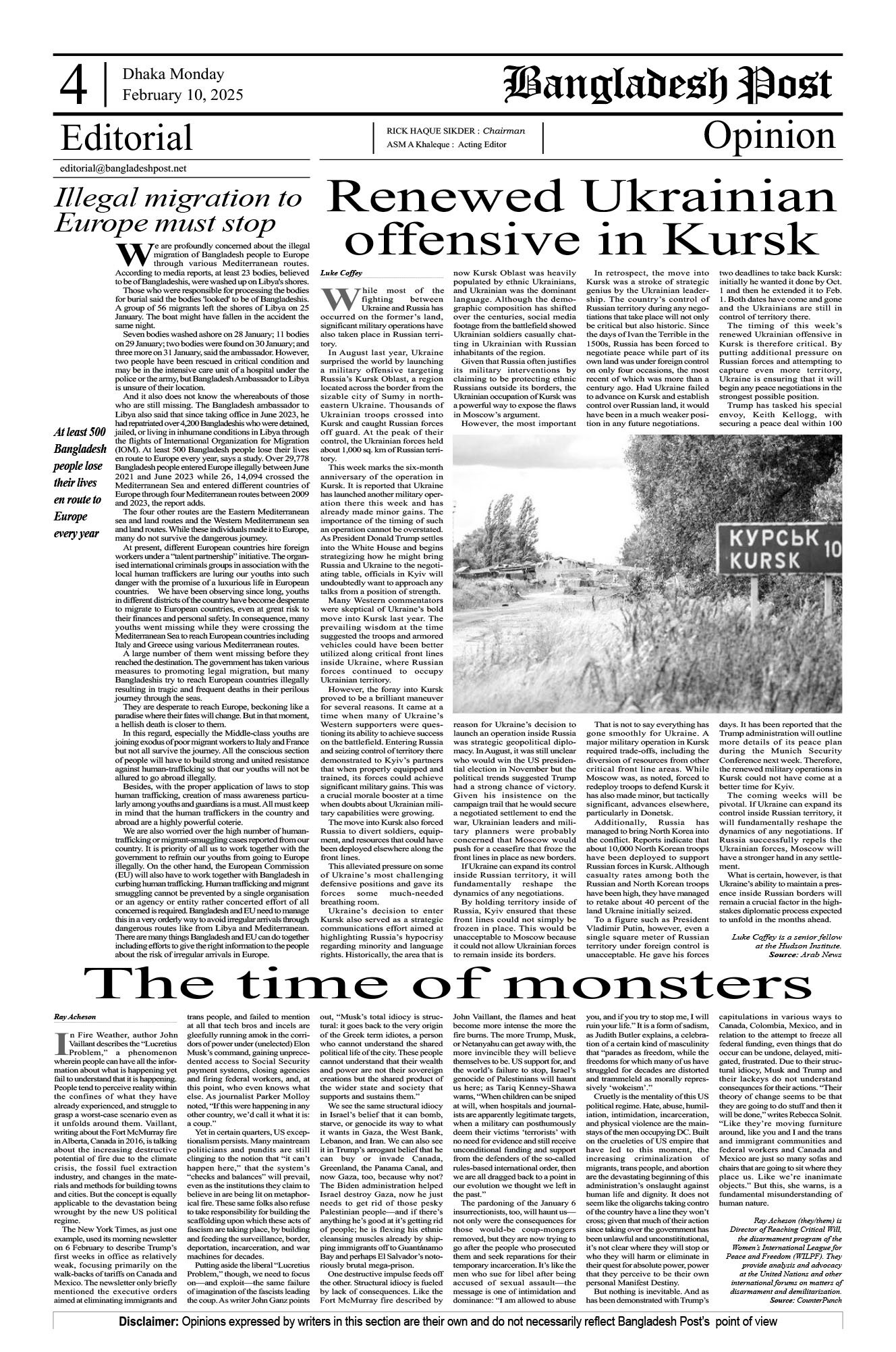 Editorial & Opinion