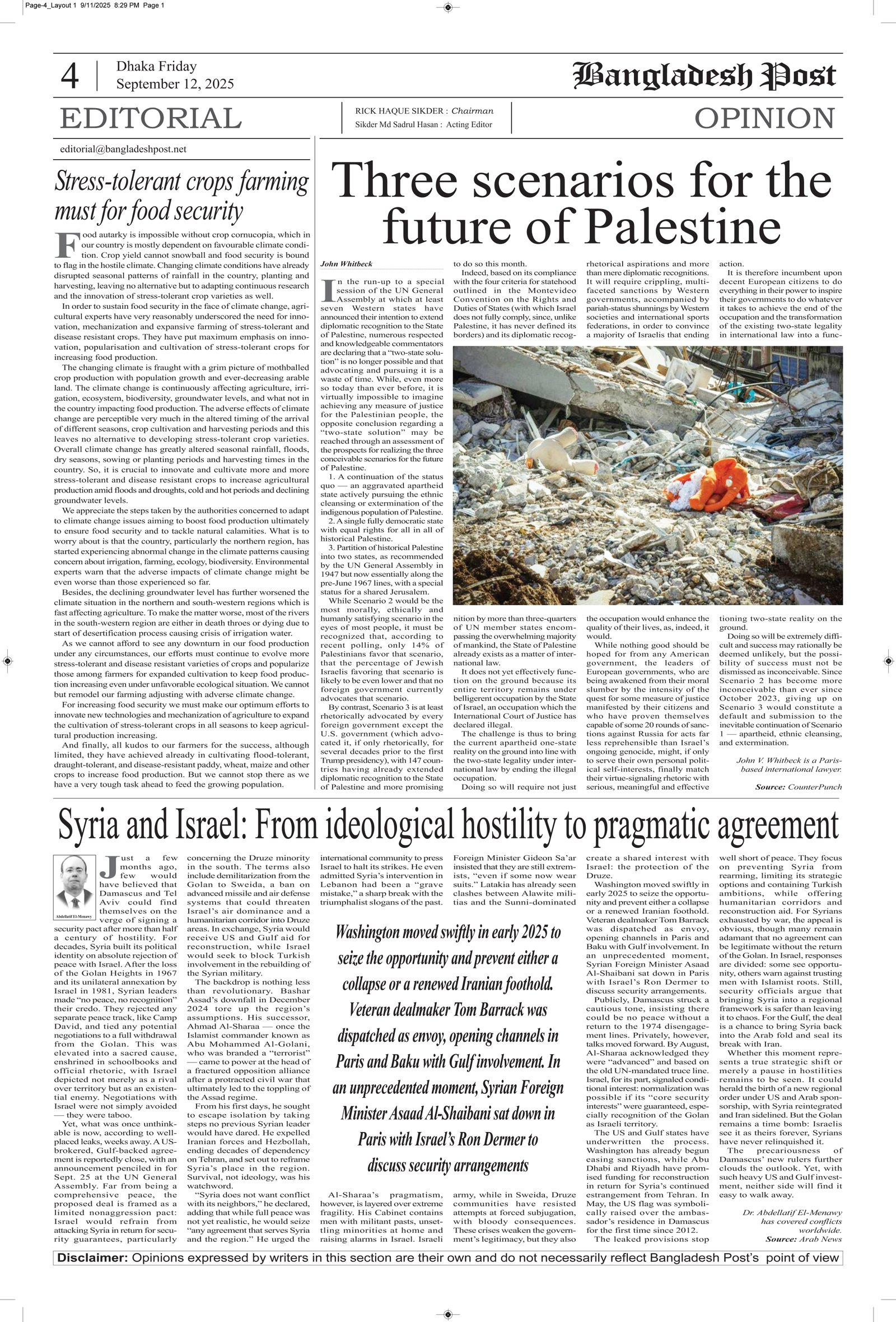 Editorial & Opinion
