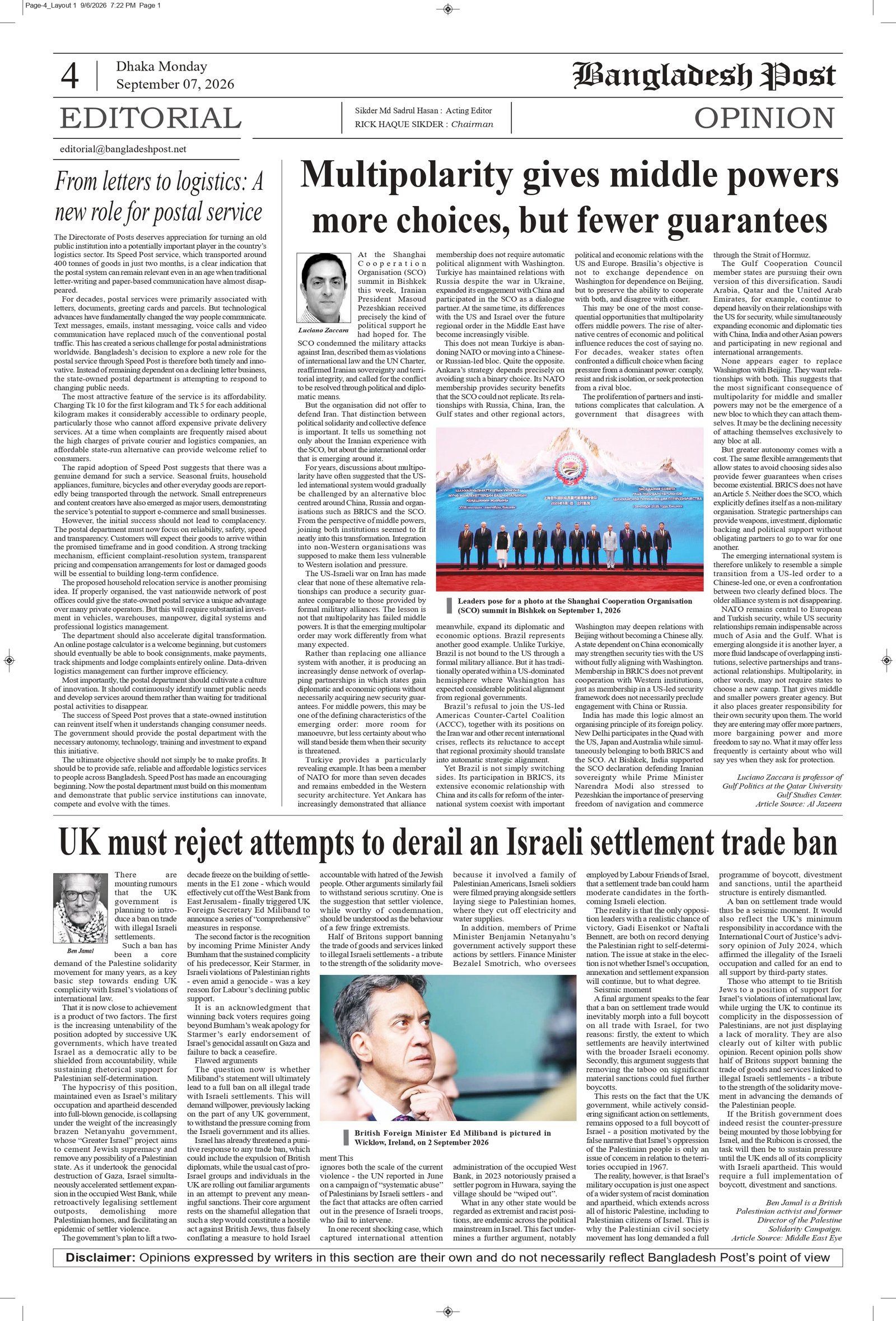 Editorial & Opinion