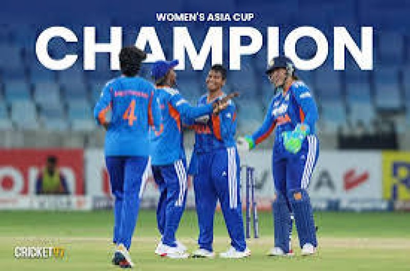 India’s women crowned Asia Cup title for 8th time