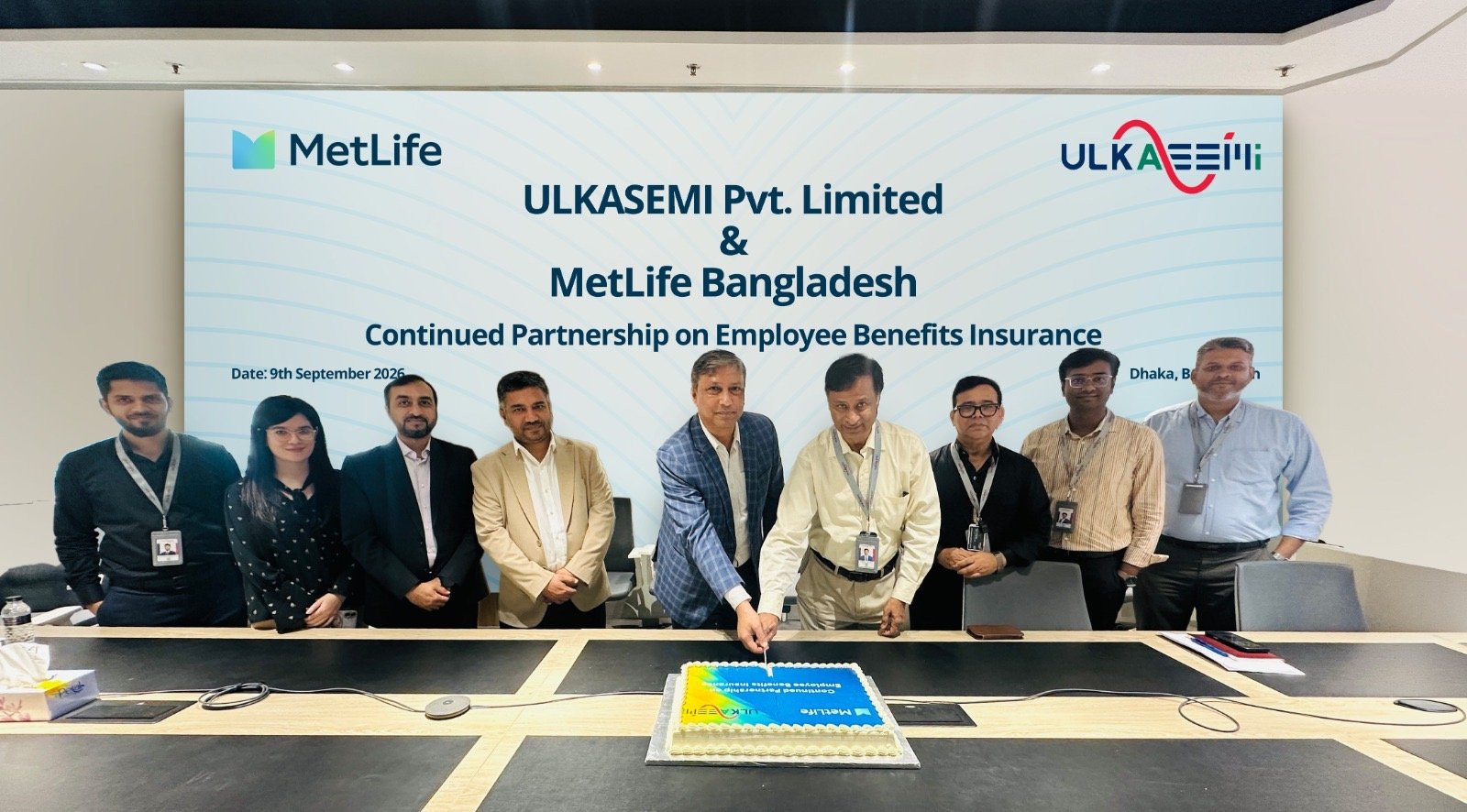 ULKASEMI employee to receive insurance from MetLife