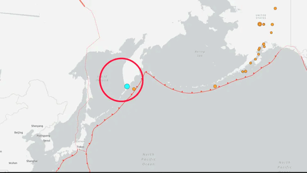 Magnitude 7 earthquake strikes Russia’s Kamchatka Peninsula