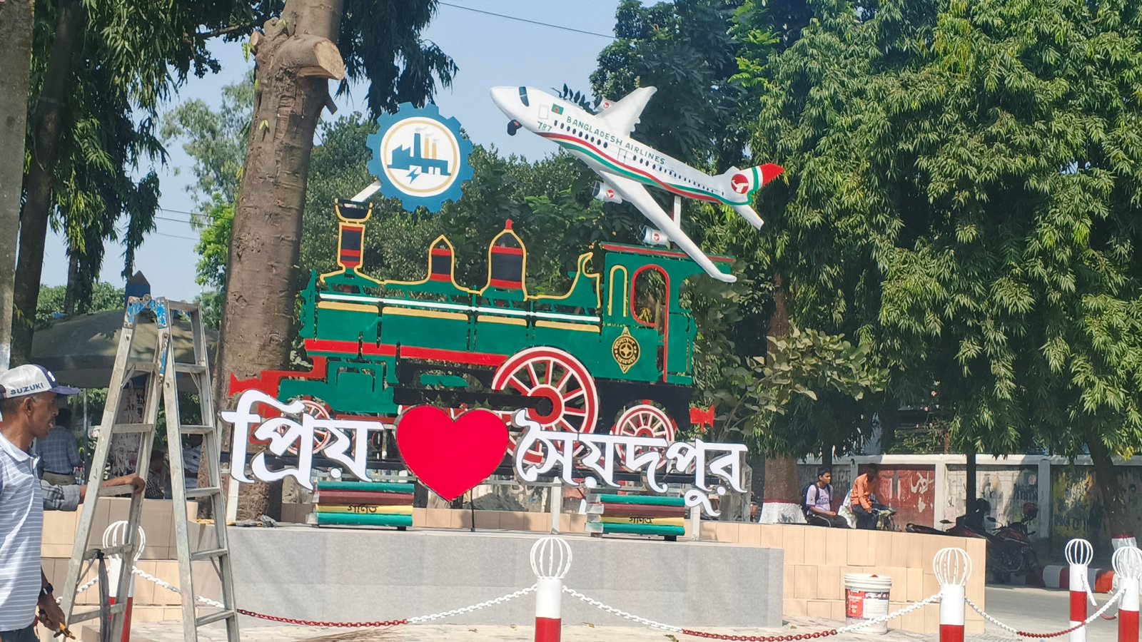 Saidpur gets facelift ahead of PM’s Rangpur visit