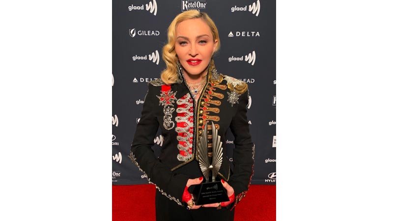 Madonna honoured at GLAAD Media Awards