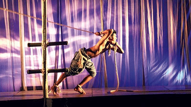 Ujane Mrityu staged at Shilpakala