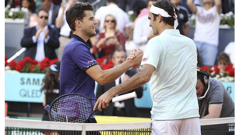 Thiem ousts Federer in Madrid Open thriller, Nadal edge closer to final