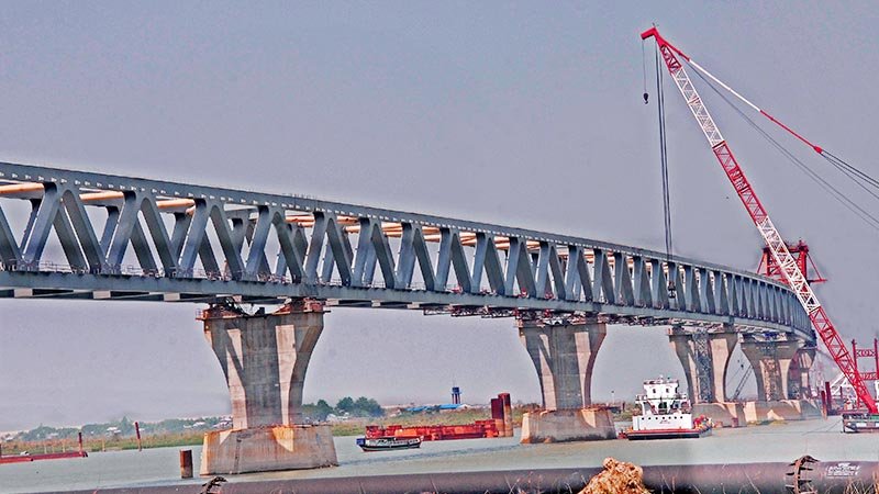 Padma Bridge gets pace