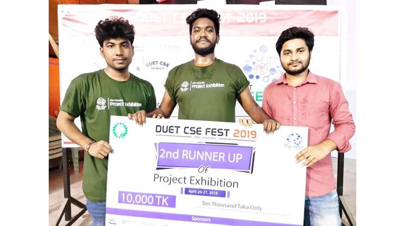 AIUB students awarded at DUET CSE fest