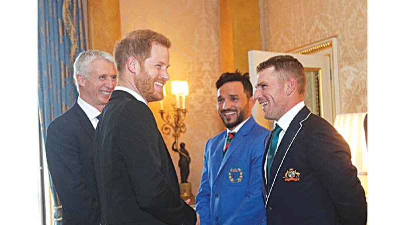Prince Harry drops cheeky chirp at Finch