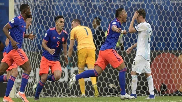 Colombia put Argentina in early Copa hole