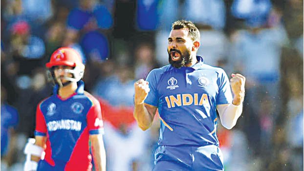 Shami’s hat-trick helps India beat Afghanistan