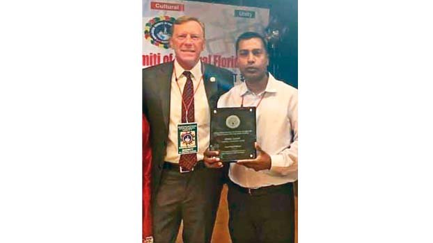 Bangladeshi Jewel Sadat receives Public Service Community Award