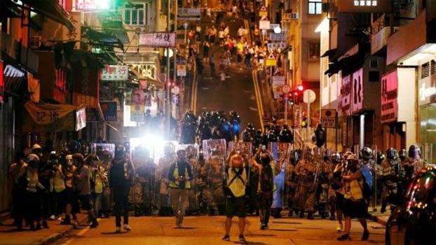 Hong Kong protests: China condemns ‘horrendous incidents’