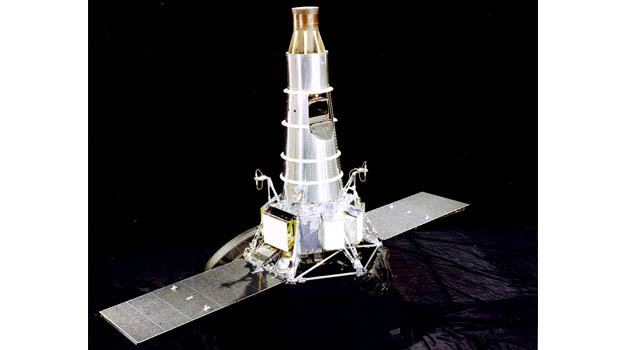 Ranger 7 photographs moon