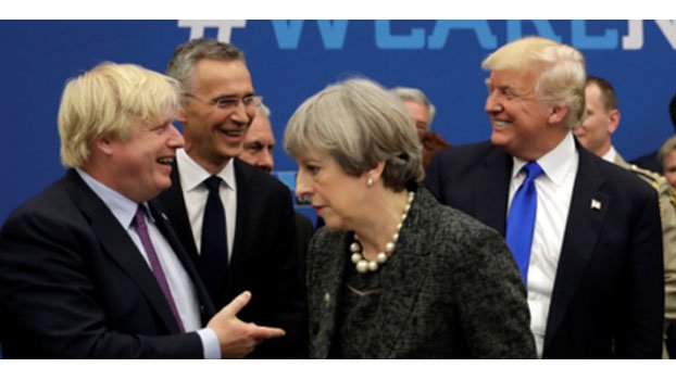 Trump, Johnson talk 5G and trade ahead  of G7: White House