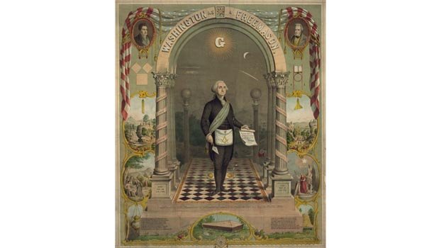 George Washington becomes a Master Mason