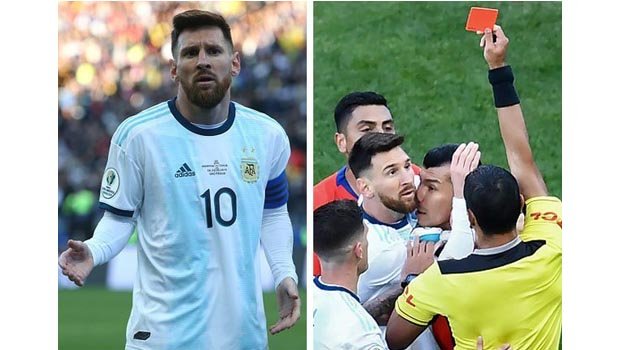CONMEBOL bans Messi for three months