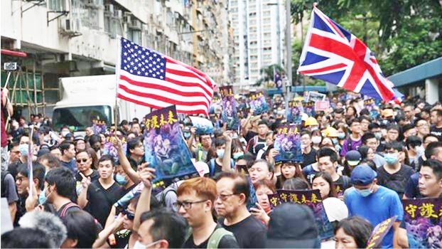Hong Kong protests: Demonstrators gather amid rising tensions