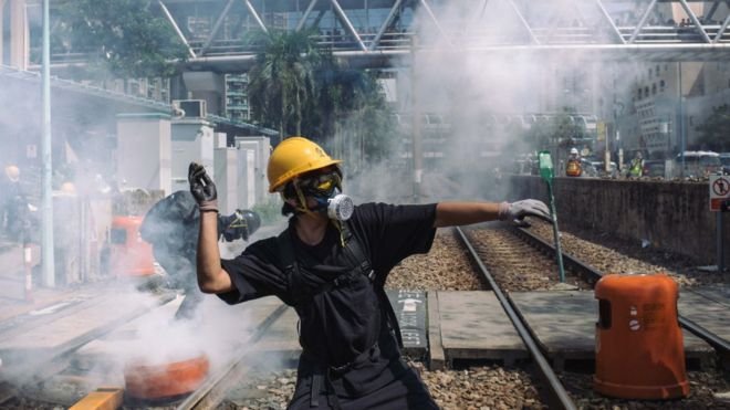 China warns Hong Kong protesters not to 'play with fire'