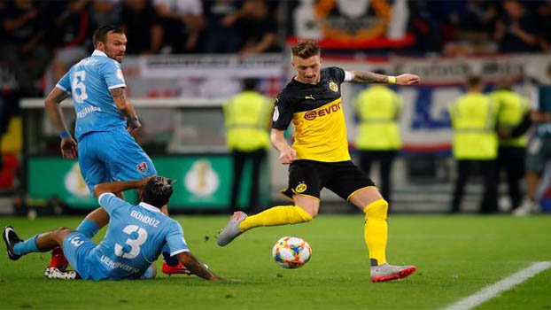 Dortmund beat Uerdingen in German Cup