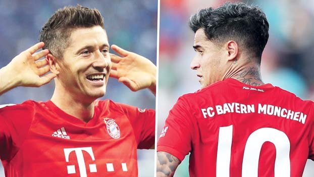 Lewandowski fires title warning to Dortmund