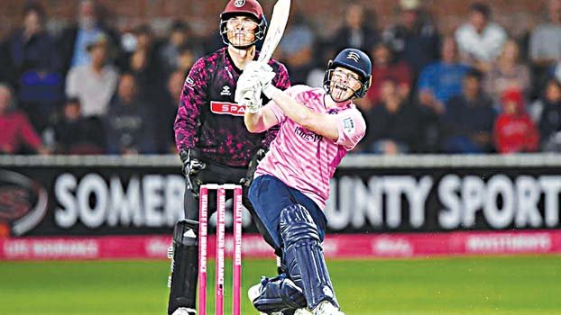 Morgan fires Middlesex to record run chase