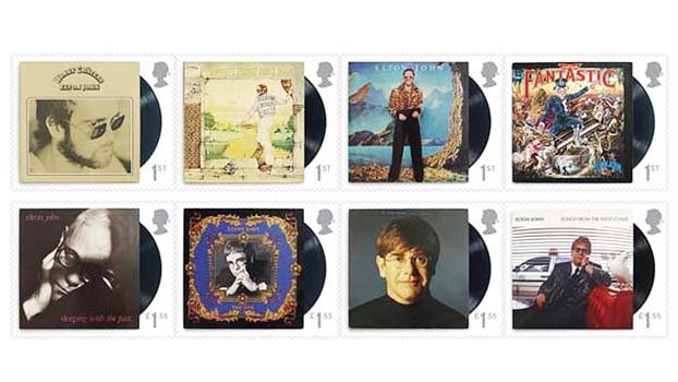 Elton John’s career celebrated in set of Royal Mail stamps