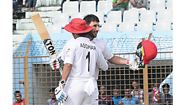 Rahmat becomes first Afghan to score Test ton