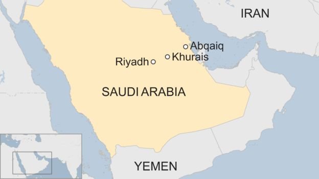 Saudi Arabia oil facilities ablaze after drone strikes