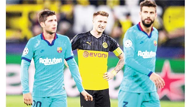Dortmund rue missed chances against Barcelona
