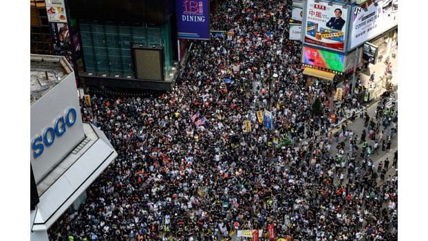 Hong Kong families divided over protests