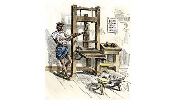 First printing press in America