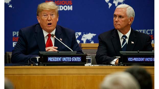 At UN, Trump focuses on religious freedom, not climate