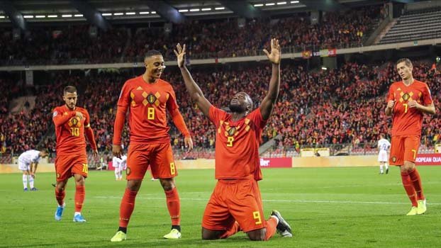 Belgium first to qualify with goal onslaught against San Marino