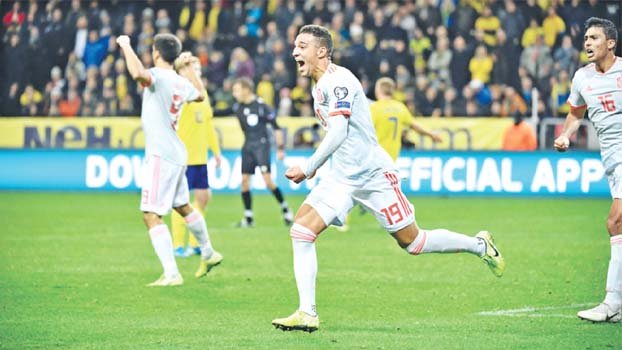 Sloppy Spain draw with Sweden