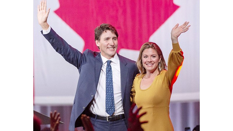 Trudeau re-elected in Canada