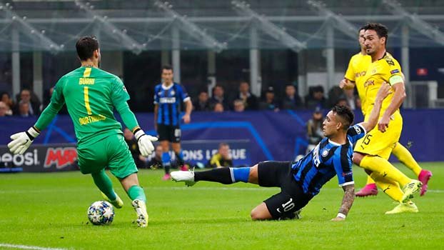 Inter beat Dortmund to boost CL last 16 hopes