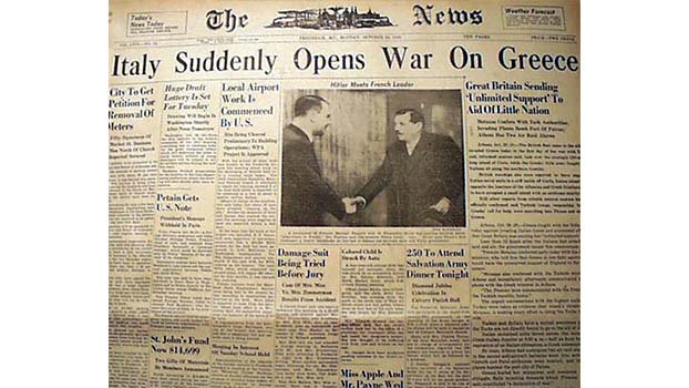 Italy invades Greece