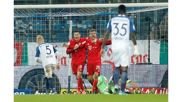 Gnabry, Mueller save Bayern from shame ful defeat 