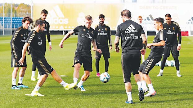 Real look for third  consecutive win