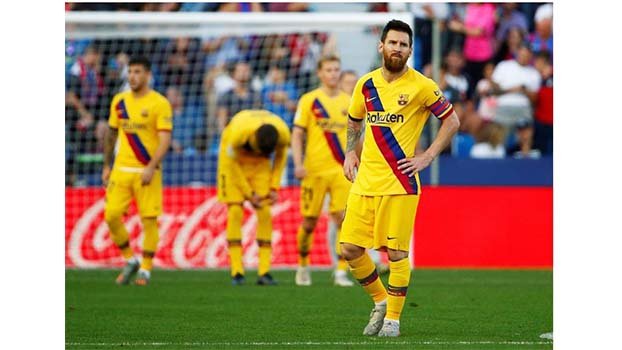Barca miserably defeated by Levante during second-half 