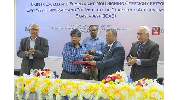 MoU signed between EWU and ICAB