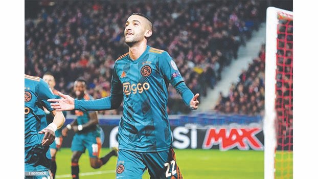 Ajax on verge of  UCL last 16