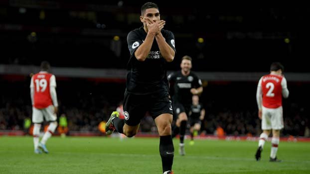 Arsenal’s first home defeat given by Brighton