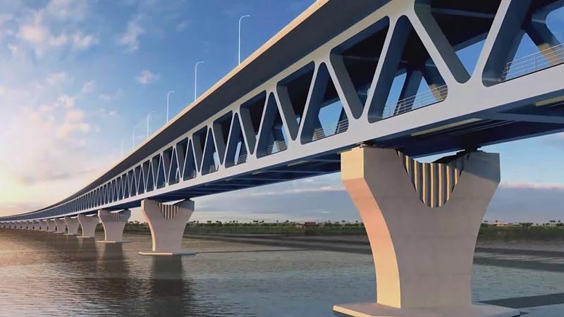 19th span of Padma Bridge installed 