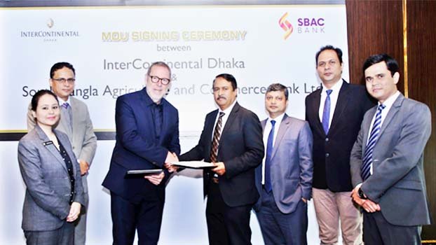 SBAC Bank  signs MoU with  InterContinental Dhaka 